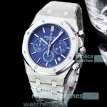 Perfect Replica Audemars Piguet Royal Oak Offshore Blue Six-hand Chronograph Dial Watch